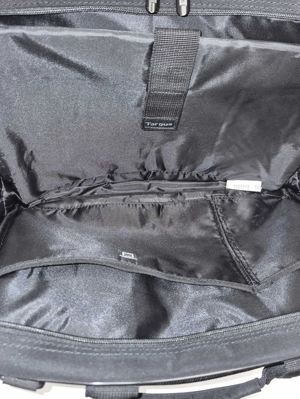 Targus Black Laptop Briefcase - Padded Messenger Bag